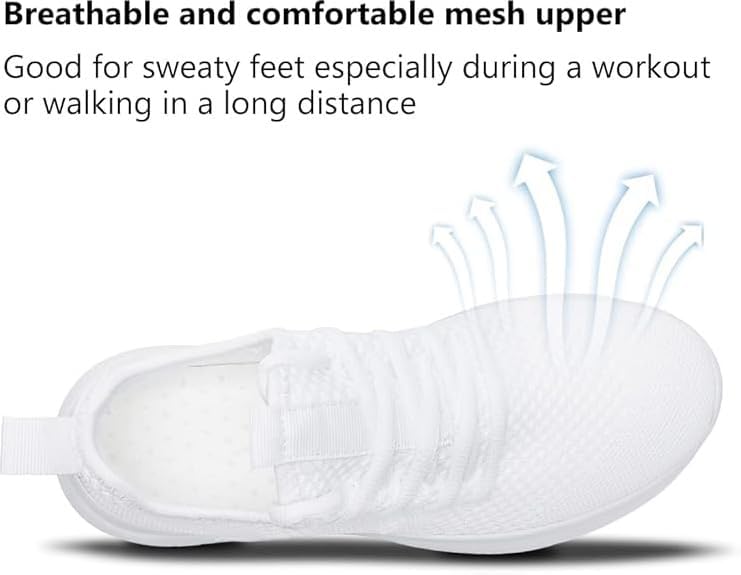 Lightweight Women's Tennis Sneakers - Stylish Walking & Running Shoes for Gym and Sports