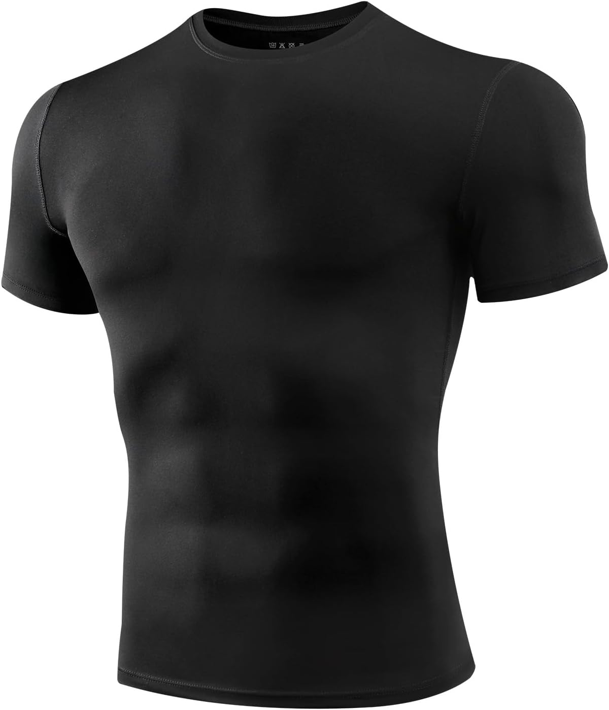 Men's Compression Workout Shirts - Choose 1 or 4 Pack, Short Sleeve Moisture-Wicking Active Fit Base Layer T-Shirts