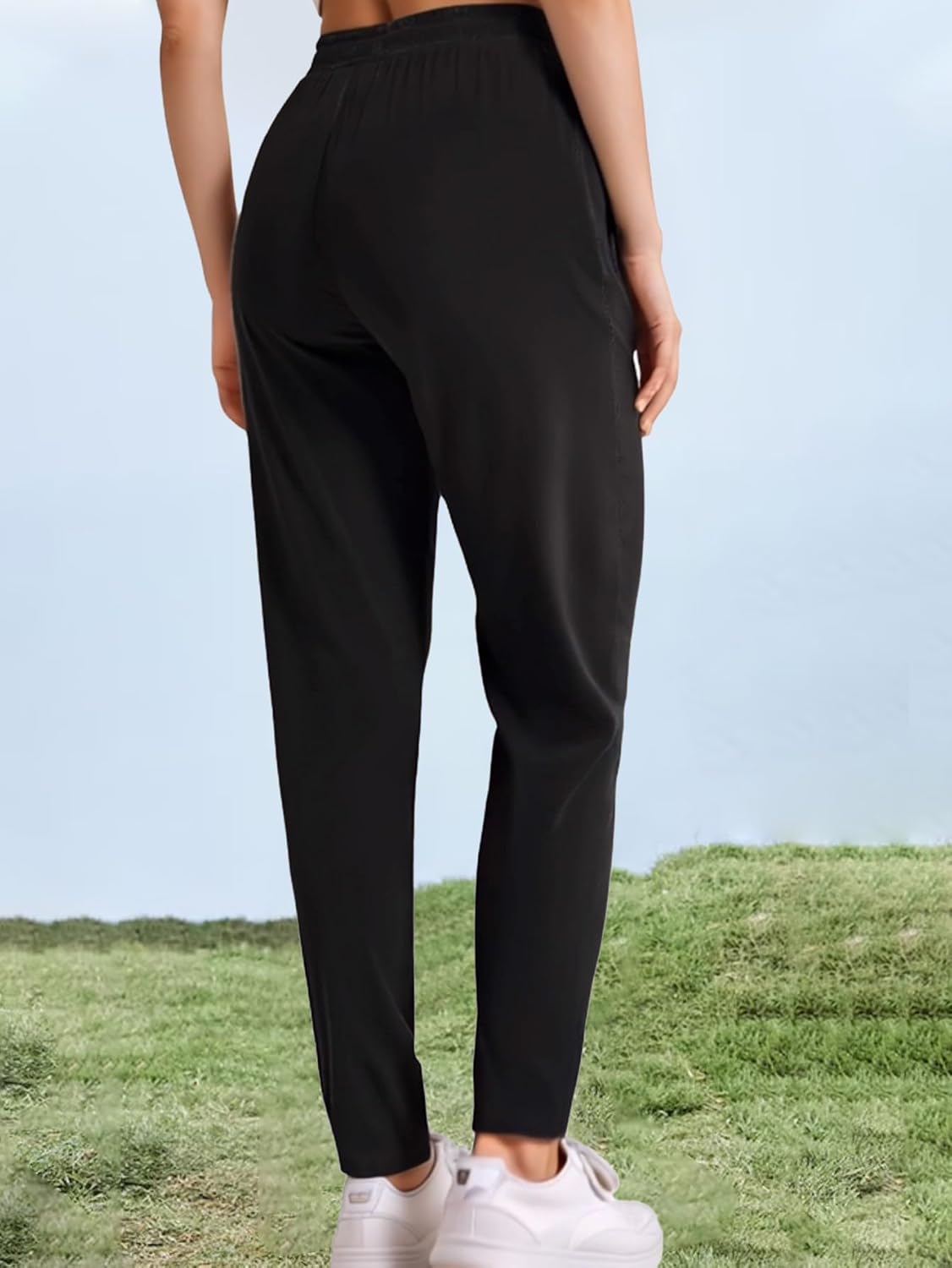 Lightweight Women's Hiking Pants - Breathable, Quick-Dry, Stretchy Athletic Trousers with Zipper Pocket for Ultimate Comfort