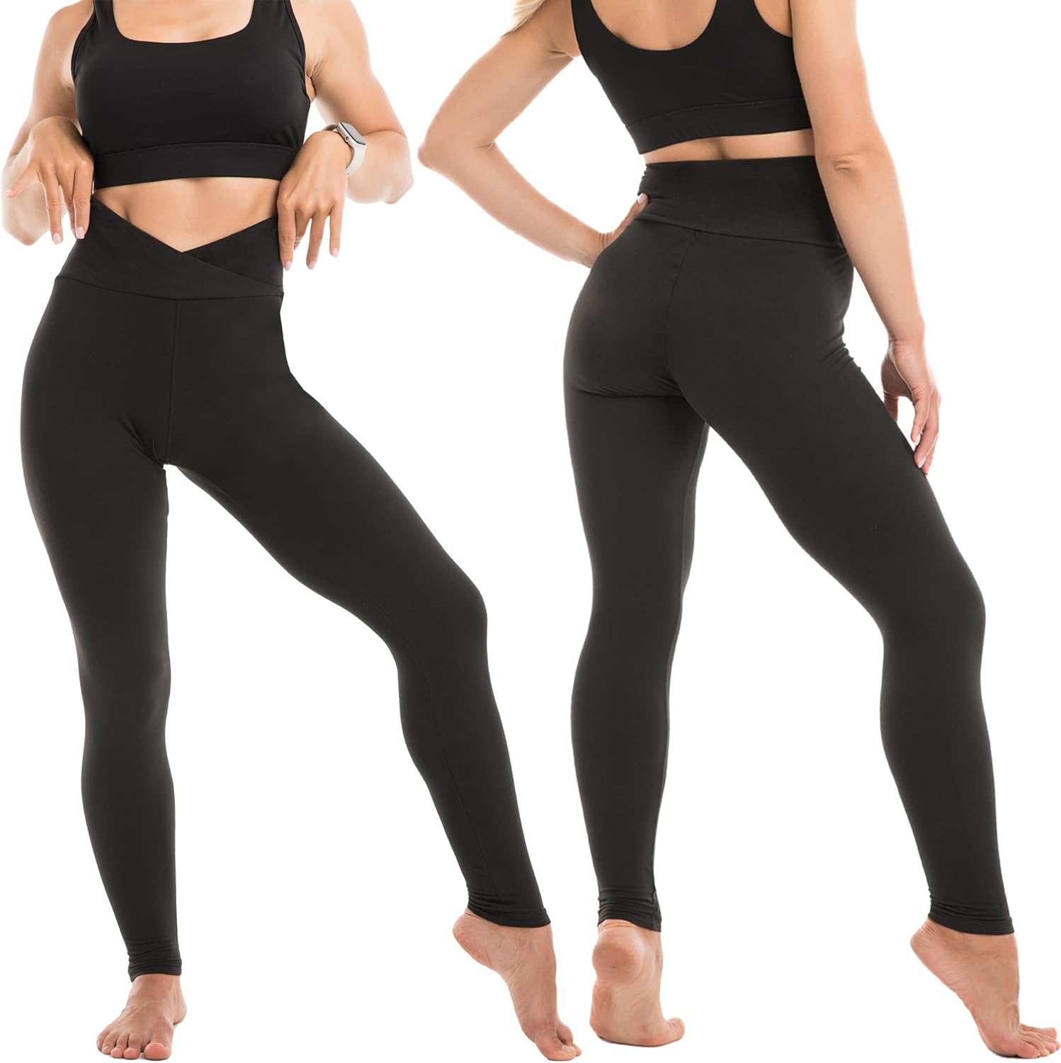 Buttery Soft High Waisted Capri Leggings for Women - Ultimate Comfort Yoga Pants for Workouts
