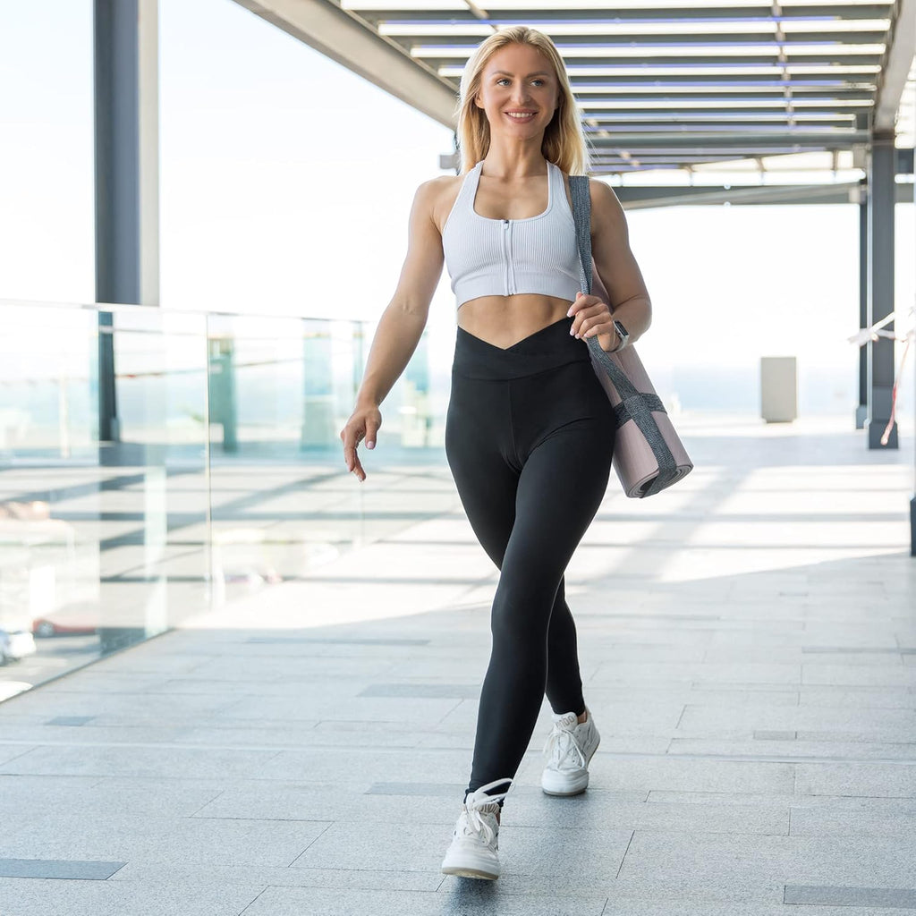Buttery Soft High Waisted Capri Leggings for Women - Ultimate Comfort Yoga Pants for Workouts