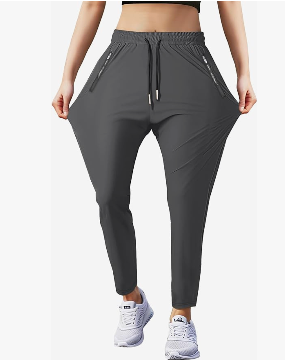 Lightweight Women's Hiking Pants - Breathable, Quick-Dry, Stretchy Athletic Trousers with Zipper Pocket for Ultimate Comfort